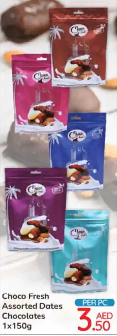 Day To Day Choco Fresh Assorted Dates Chocolates 1x150g offer