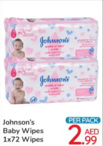 Day To Day Johnson's Baby Wipes 1x72 Wipes offer