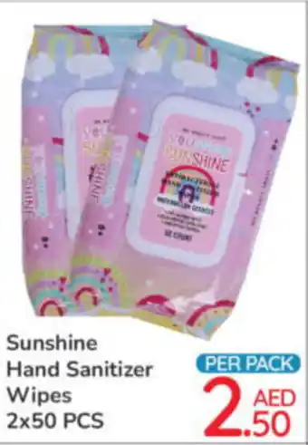 Day To Day Sunshine Hand Sanitizer Wipes 2x50 PCS offer