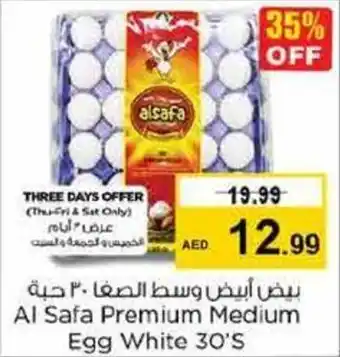 Nesto Al Safa Premium Medium Egg White 30S offer