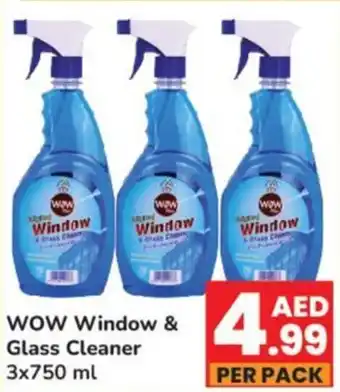 Day To Day WOW Window and Glass Cleaner 3x750 ml offer