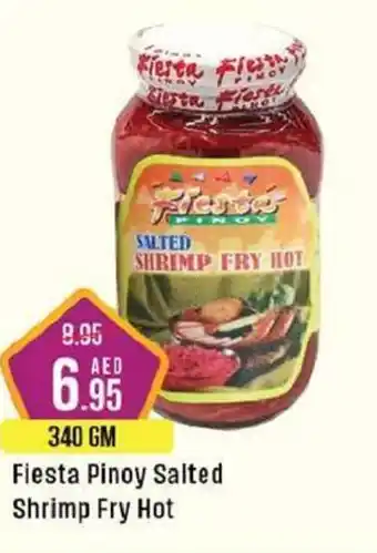 West Zone Supermarket Fiesta Pinoy Salted Shrimp Fry Hot 340gm offer