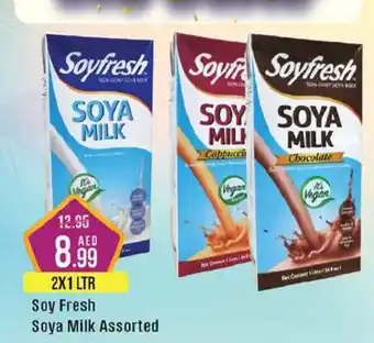 West Zone Supermarket Soy Fresh Soya Milk 2X1 LTR Assorted offer