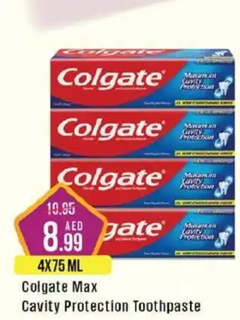 West Zone Supermarket Colgate Max Cavity Protection Toothpaste 4X75 ML offer
