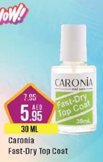 West Zone Supermarket Caronia Fast Dry Top Coat 30 ML offer