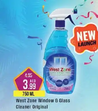 West Zone Supermarket West Zone Window and Glass Cleaner Original 750ml offer