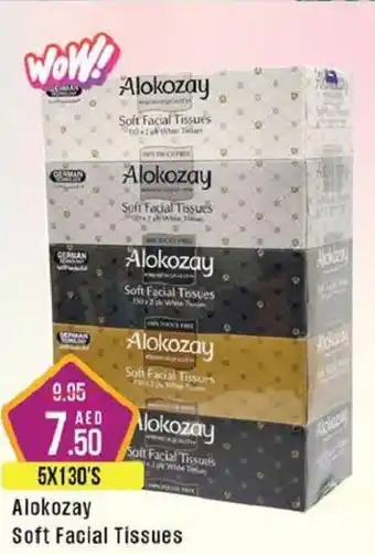 West Zone Supermarket Alokozay Soft Facial Tissues 5x130s offer