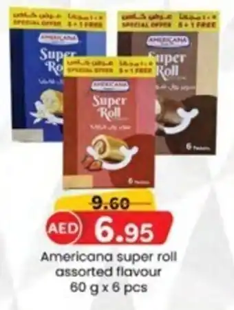 KM Trading Americana super roll assorted flavour 60 g x 6 pcs offer