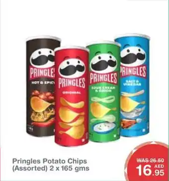 Choithrams Pringles Potato Chips Assorted2 x 165 gms offer