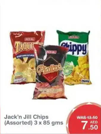 Choithrams Jack'n Jill Chips Assorted 3 x 85 gms offer
