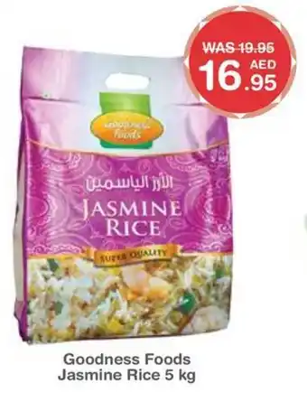 Choithrams Goodness Foods Jasmine Rice 5 kg offer
