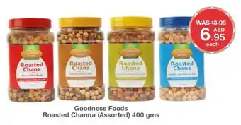 Choithrams Goodness Foods Roasted Channa (Assorted) 400 gms offer