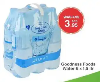 Choithrams Goodness Foods Water 6 x 1.5 ltr offer