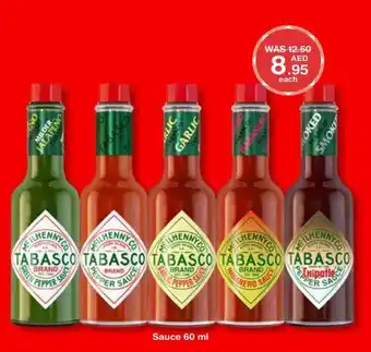 Choithrams McILHENNY CO. TABASCO PEPPER Sauce 60 ml offer