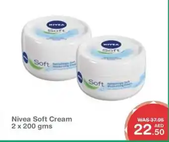 Choithrams Nivea Soft Cream 2 x 200 gms offer