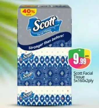 Scott Facial Tissue 5x160x2ply