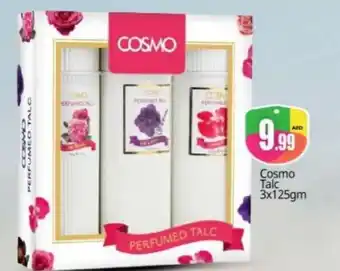 Cosmo Talc 3x125gm