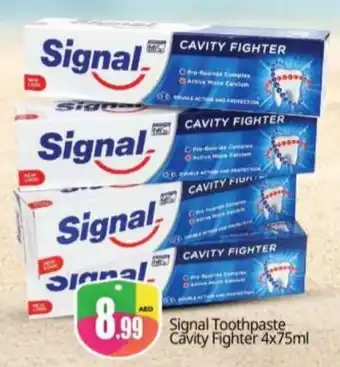 Bigmart Signal Toothpaste Cavity Fighter 4x75ml offer