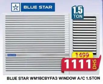 Grand Hyper Market BLUE STAR WM18CBYFA3 WINDOW A C 1.5TON offer
