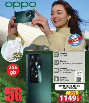 Grand Hyper Market OPPO RENO 11F 5G 8GB 256GB offer