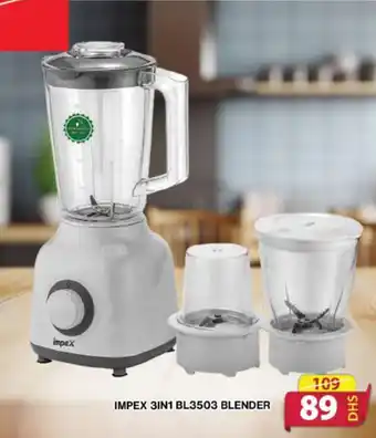 Grand Hyper Market IMPEX 3IN1 BL3503 BLENDER offer