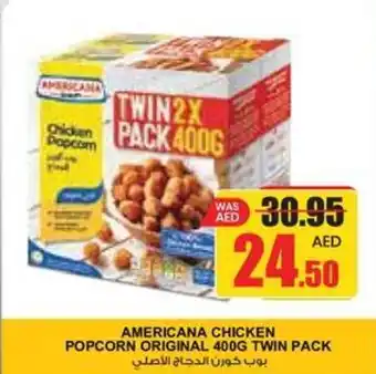 Armed forces cooperative society AMERICANA CHICKEN POPCORN ORIGINAL 400G TWIN PACK offer