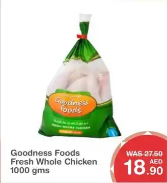 Choithrams Goodness Foods Fresh Whole Chicken 1000 GMS offer