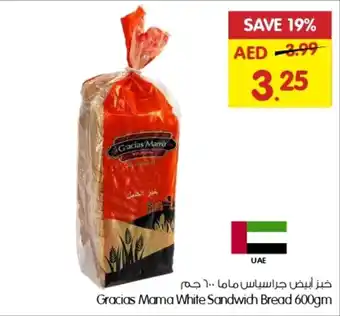 Gala Supermarket Gracias Mama White Sandwich Bread 600gm offer