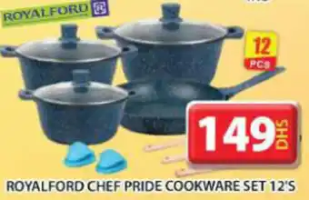 Grand Hyper Market ROYALFORD CHEF PRIDE COOKWARE SET 12S offer