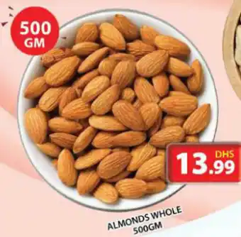 Grand Hyper Market ALMONDS WHOLE 500GM offer