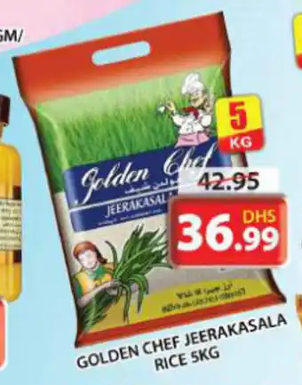 Grand Hyper Market GOLDEN CHEF JEERAKASALA RICE 5KG offer