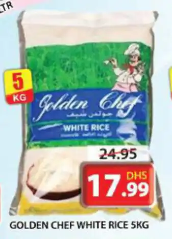 Grand Hyper Market GOLDEN CHEF WHITE RICE 5KG offer