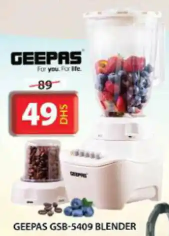 Grand Hyper Market GEEPAS GSB-5409 BLENDER offer