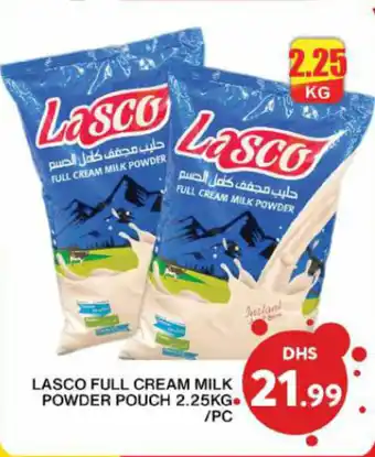 Grand Hyper Market LASCO FULL CREAM MILK POWDER POUCH 2.25KG /PC offer