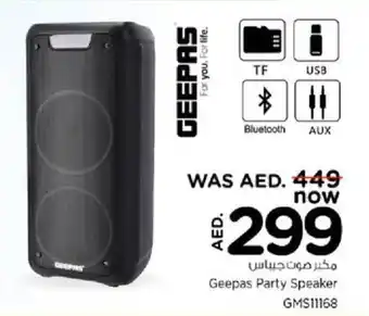Nesto Geepas Party Speaker GMS11168 offer