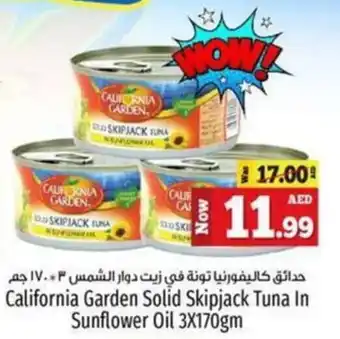 Kenz Hypermarket California Garden Solid Skipjack Tuna In Sunflower Oil 3X170gm offer