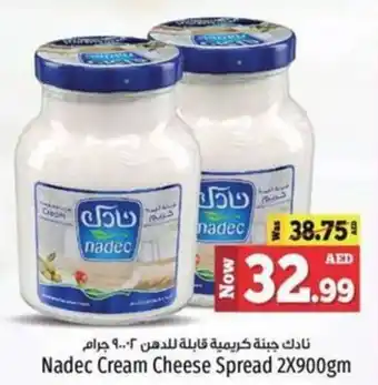 Kenz Hypermarket Nadec Cream Cheese Spread 2 x 900gm offer