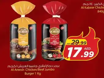 Al Kabeer Chicken Beef Burger 840gm