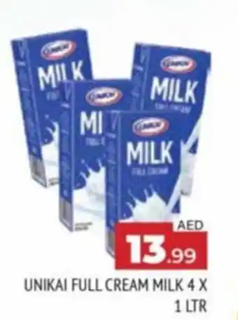Al Madina UNIKAI FULL CREAM MILK 4 X 1 LTR offer