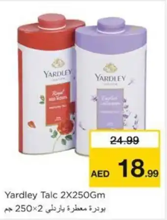 Nesto Yardley Talc 2X250Gm offer