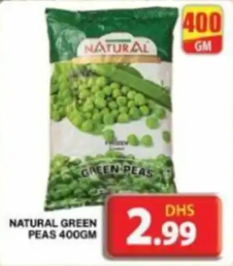 Grand Hyper Market NATURAL GREEN PEAS 400GM offer