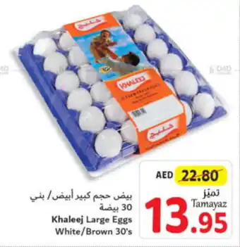 Union Coop Khaleej Large Eggs White Brown 30s offer