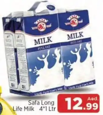 Abraj Al Madina Safa Long Life Milk 4 x 1Ltr offer