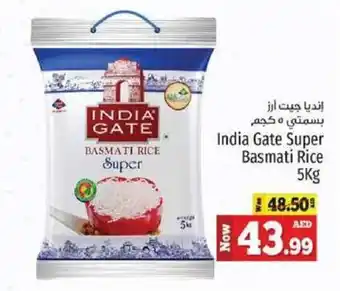 Kenz Hypermarket India Gate Super Basmati Rice 5Kg offer