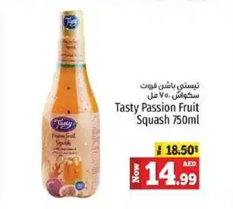 Kenz Hypermarket Tasty Passion Fruit Squash 750ml offer