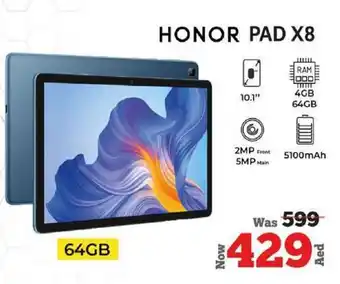 Kenz Hypermarket HONOR PAD X8 offer