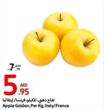 Carrefour Apple Golden Per Kg offer
