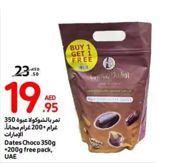 Carrefour Dates Choco 350g +200g free pack offer