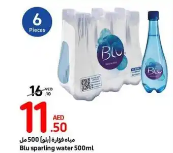 Carrefour Blu sparling water 500ml offer