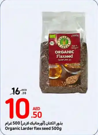 Carrefour Organic Larder flex seed 500g offer